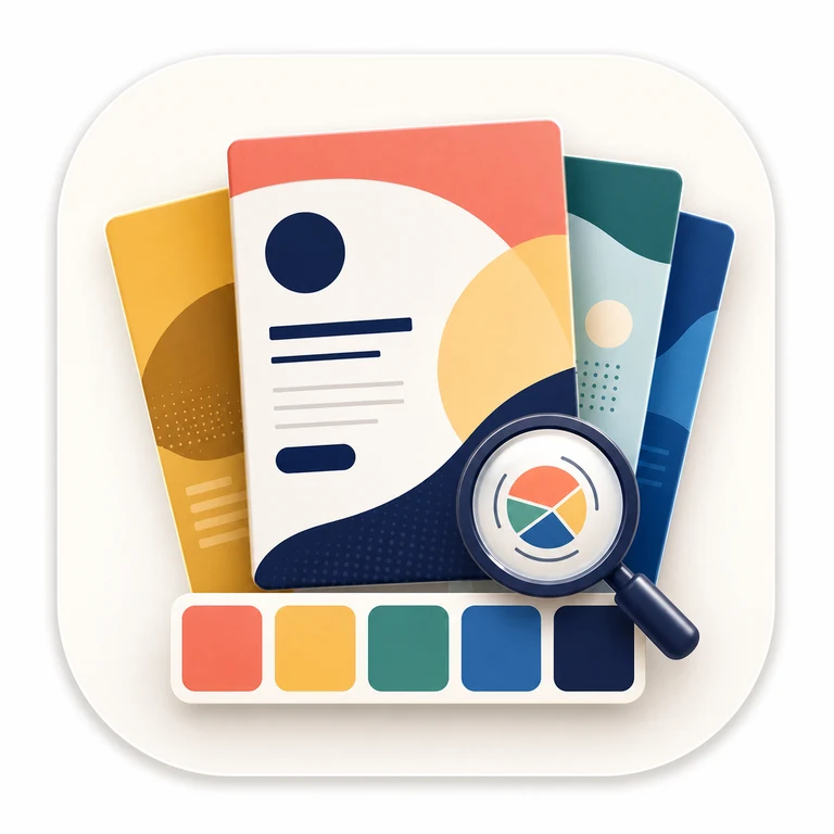 Flyer color analysis tool preview