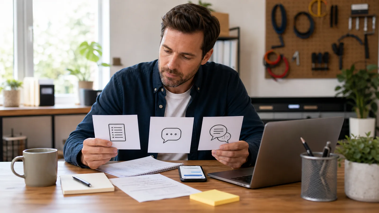 FAQ, chatbot de site web et page de réponses avec IA resolvent des moments de question differents.