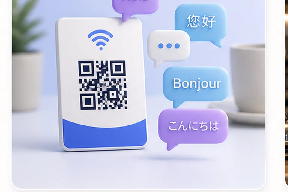 Multilingual chat bubbles