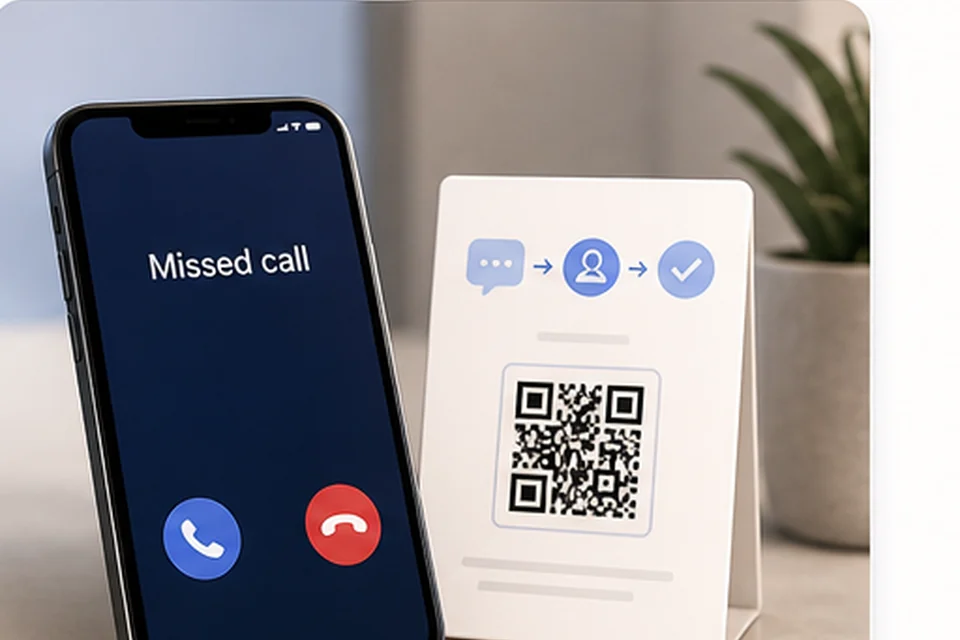 Missed call phone screen
