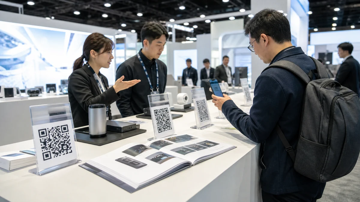Javits 방문객 행동에 맞는 QR 배치