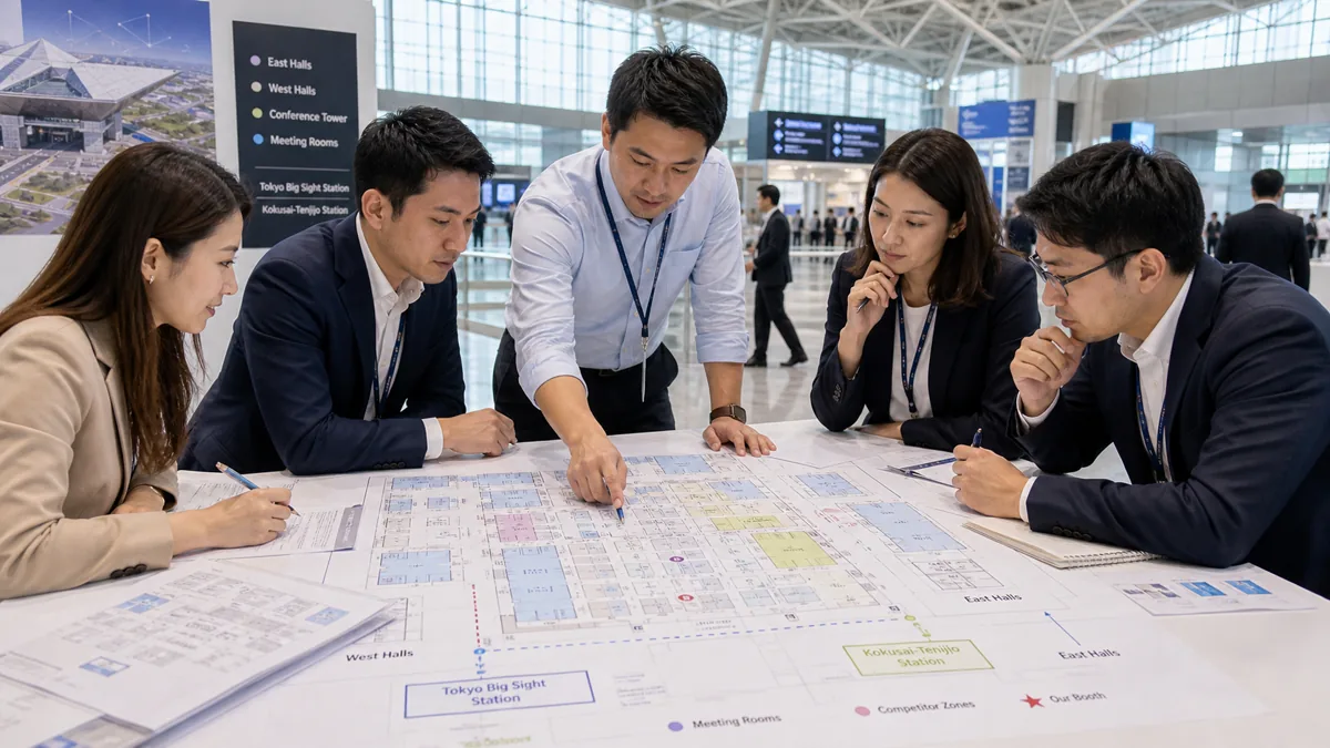 Checklist exposant Tokyo Big Sight en 15 points