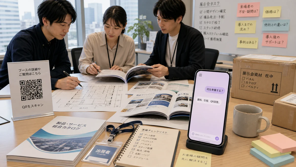 展示会準備:計画と戦略