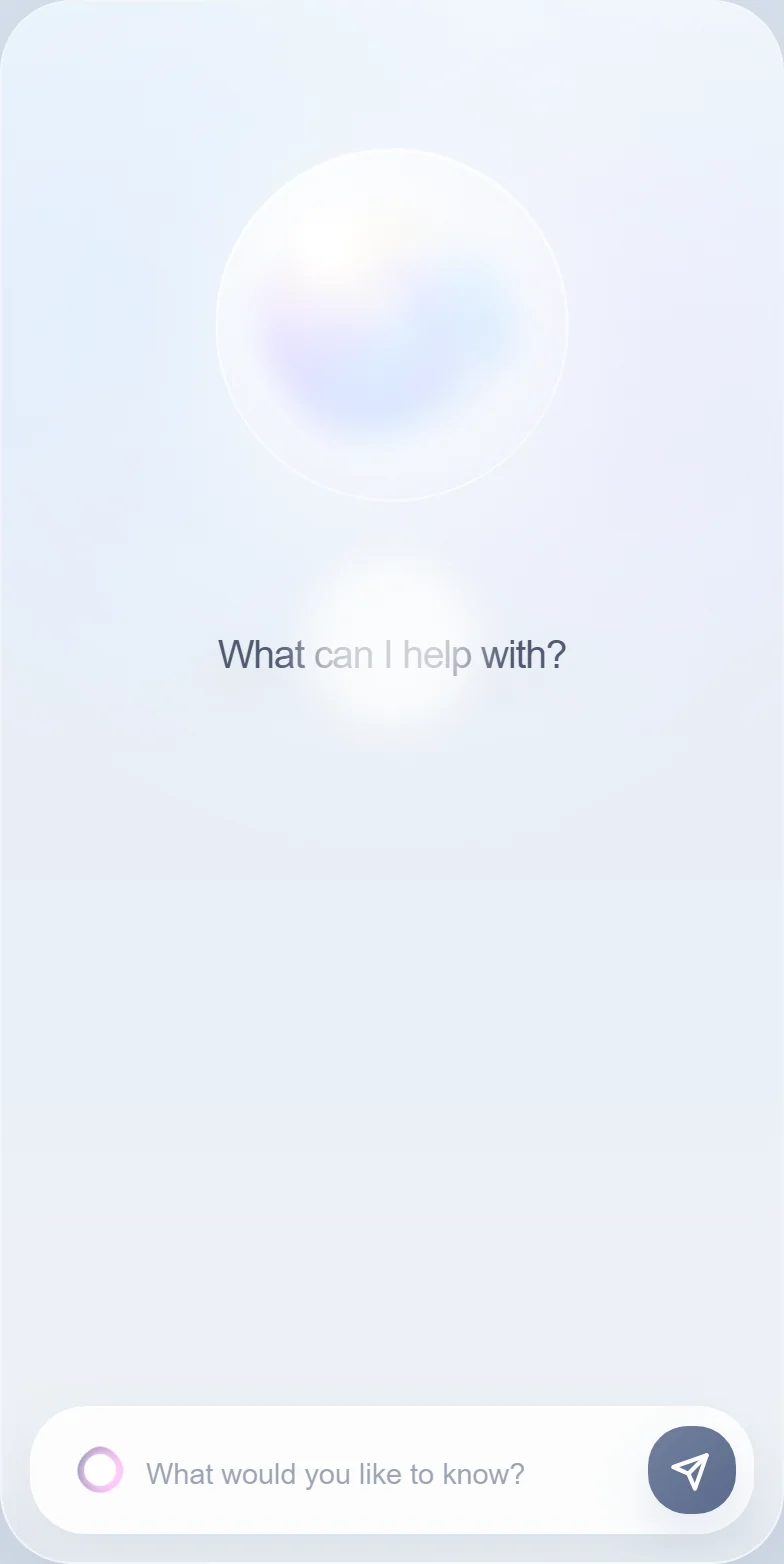 Prism Glass Menu Pure theme preview