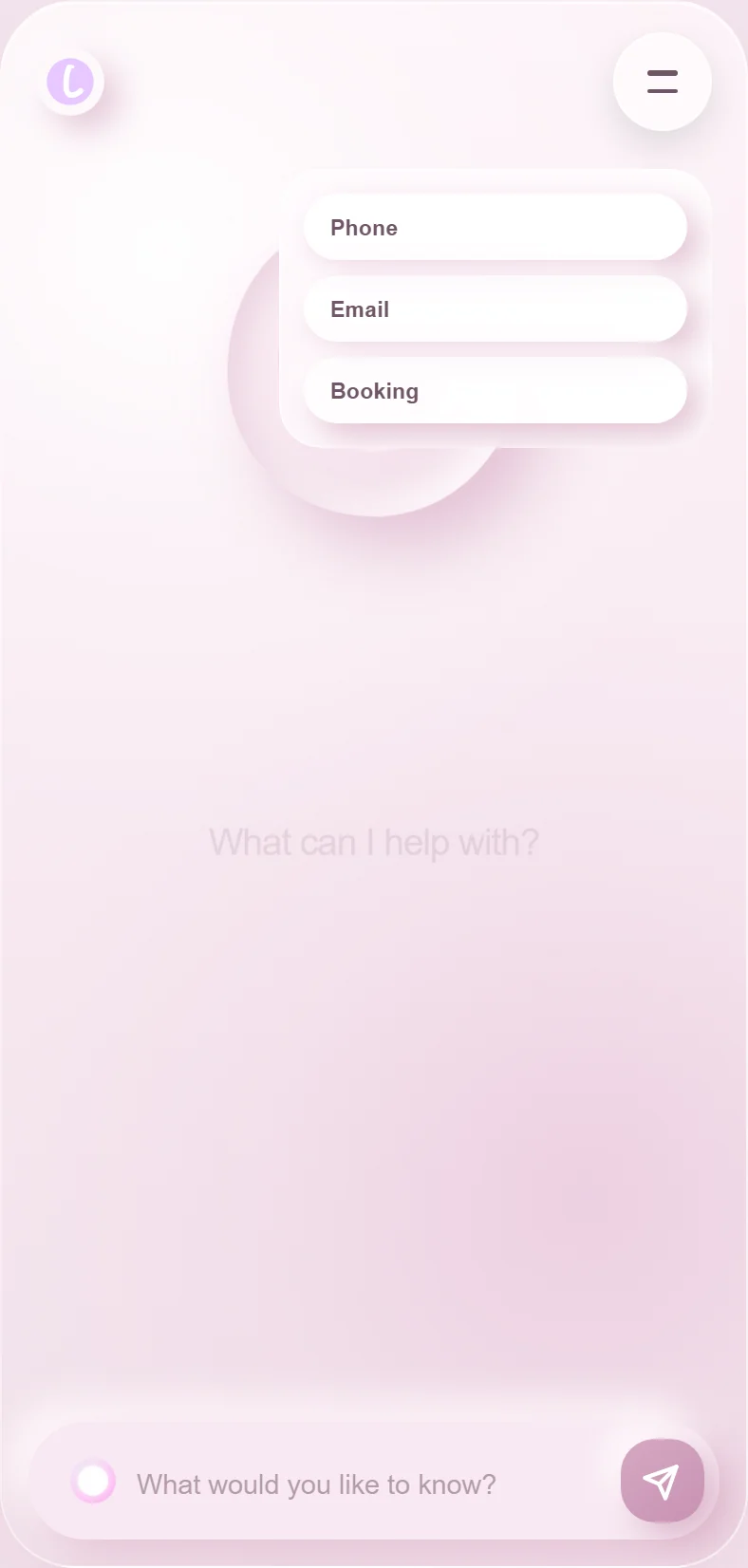 Soft Pulse Rose Menu theme preview