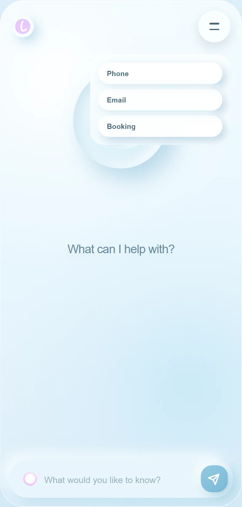 Soft Pulse Sky Menu theme preview